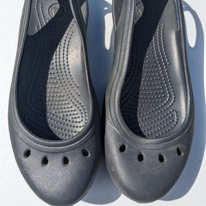 Crocs flats, Women's 9. Black